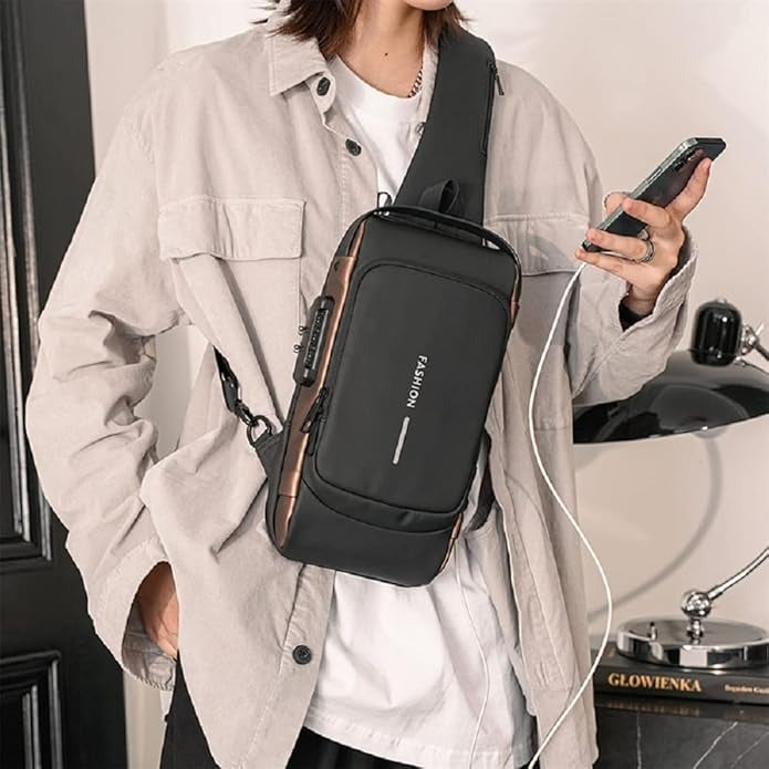 Urbangear Crossbody Anti-Theft Sling Bag for Travel & Daily Use