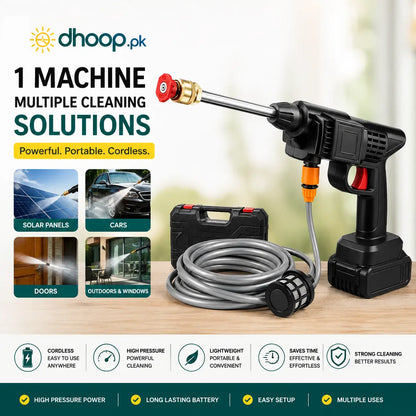 High Pressure Washer Gun | Car, Bike, Solar & Home Cleaning