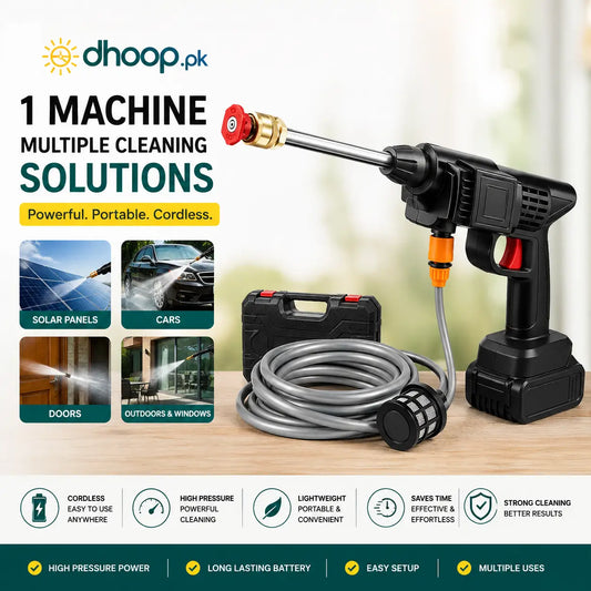 High Pressure Washer Gun | Car, Bike, Solar & Home Cleaning