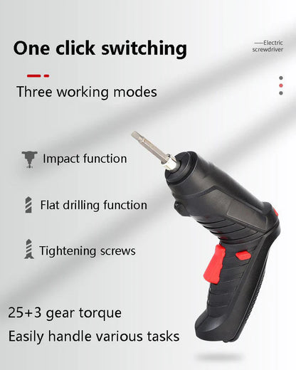 Rechargeble Portable Household Electric Screw Driver Tool kit Set