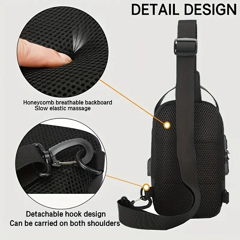 Urbangear Crossbody Anti-Theft Sling Bag for Travel & Daily Use