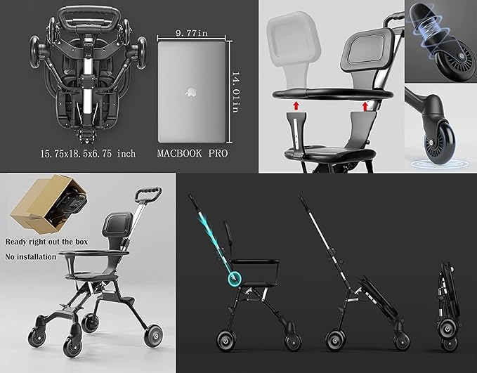 Foldable Lightweight Baby Stroller for Modern Parents