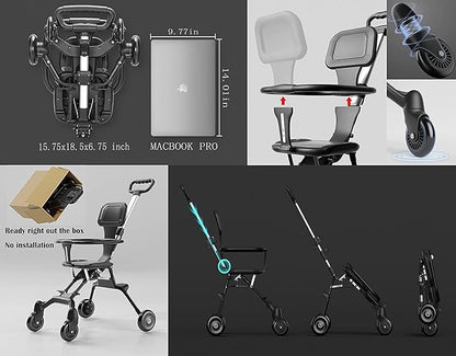 Foldable Lightweight Baby Stroller for Modern Parents