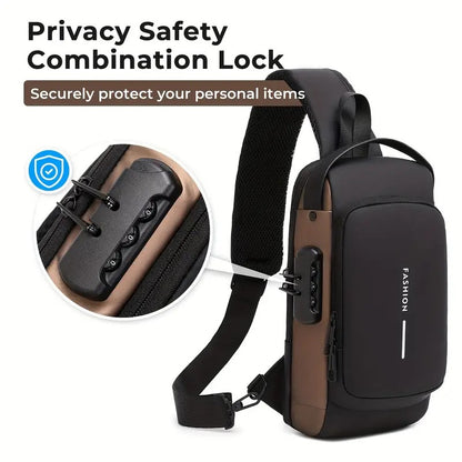 Urbangear Crossbody Anti-Theft Sling Bag for Travel & Daily Use