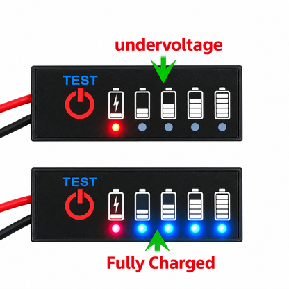 Battery Level Indicator Tester for 12V Lead Acid Battery