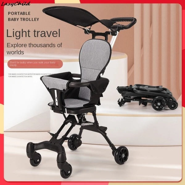 Foldable Lightweight Baby Stroller for Modern Parents