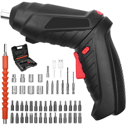 Rechargeble Portable Household Electric Screw Driver Tool kit Set